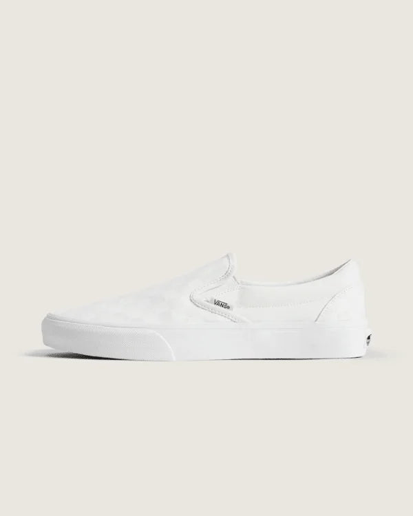 Classic Slip-On Checkerboard Shoe - Checkerboard True White