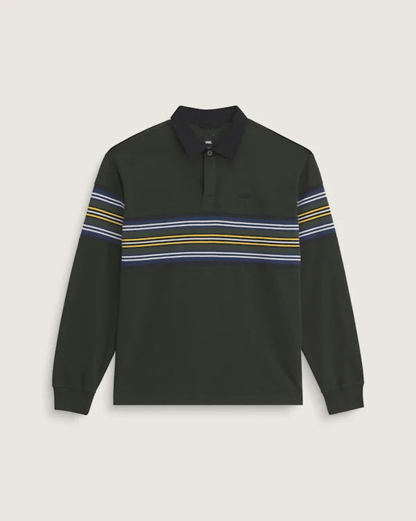 Surge Rugby Long Sleeve Shirt - Dried Kelp Green