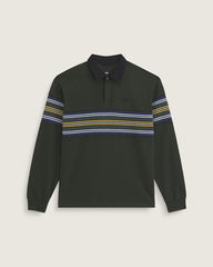 Surge Rugby Long Sleeve Shirt - Dried Kelp Green