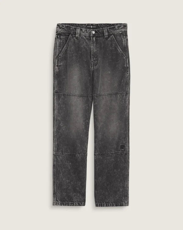 Vans X Rowan Double Knee Denim Pants - Stonewash Black