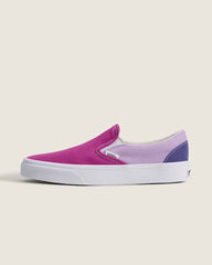 Classic Slip-On Shoe - Color Block Purple / Blues