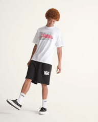Stretch Logo Fleece Shorts - Black