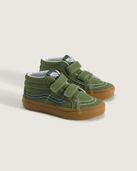 Little Kids Sk8-Mid V Shoe - Gum Balsam Green