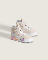 Toddler Sk8-Hi Side Zip Shoe - Beige