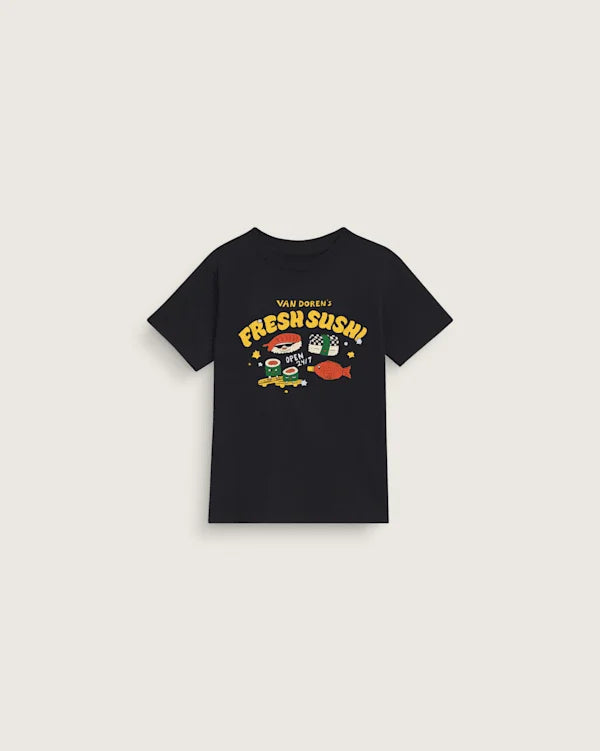 Little Kids Rolled Fresh T-Shirt - Black