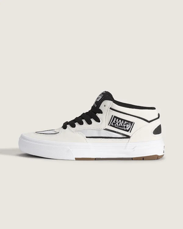 Skate Half Cab Wafflecup Shoe - White / Black