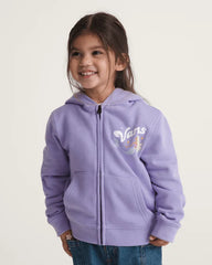 Little Kids Mermaid Zip Hoodie - Soft Orchid Purple