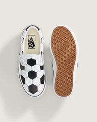 Little Kids Classic Slip-On Shoe - Soccer Black / White