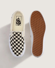 Premium Slip-On Checkerboard Shoe - Checkerboard Black / Off White
