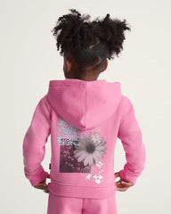 Little Kids Dream Big Zip Hoodie - Fizz Pink