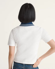 Priscilla Polo Shirt - Egret White