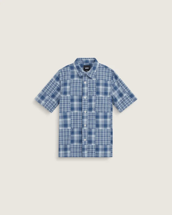 Kids Larkspur Plaid Shirt - True Navy Blue