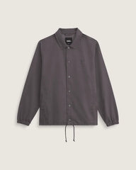 Torrey Pigment Canvas Coaches Jacket - Asphalt Grey