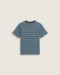 Kids Cameron Stripe Knit Shirt - Black / True Blue