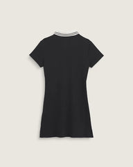 Priscilla Solid Dress - Black