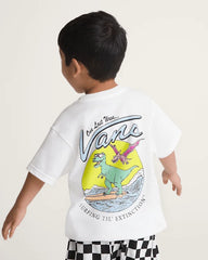 Little Kids Surfing Til Extinction T-Shirt - White