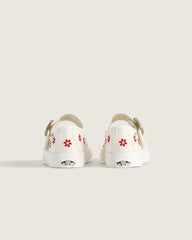 Toddler Mary Jane Shoe - White / Racing Red
