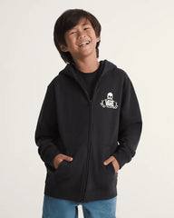Kids Framework Zip Hoodie - Black