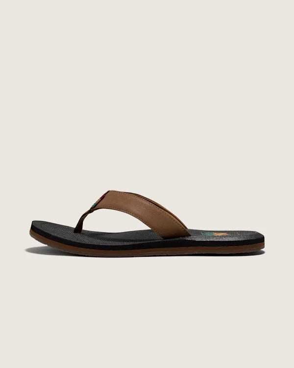 Nexpa Synthetic Sandal - Dachshund Brown / Black