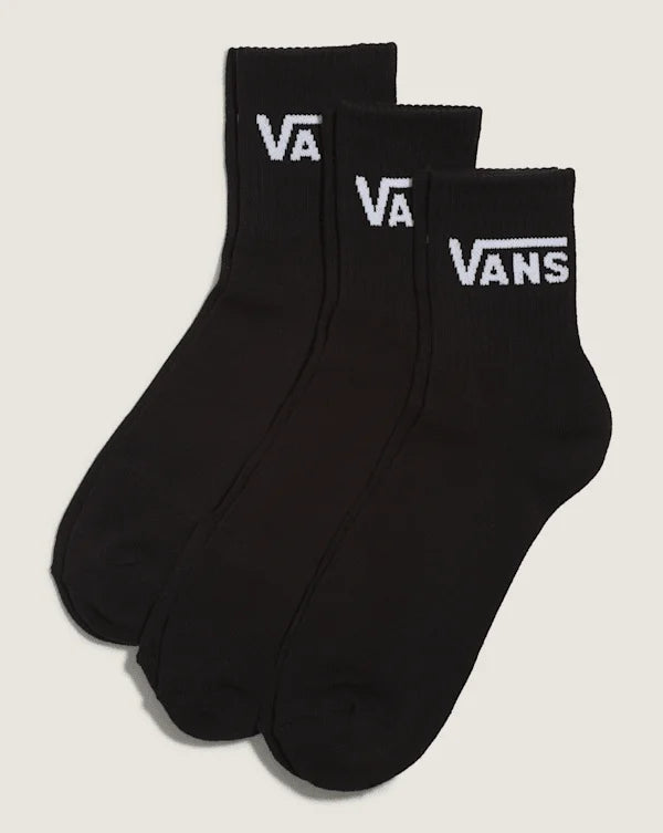 Kids Classic Half Crew Socks - Black