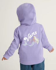 Little Kids Mermaid Zip Hoodie - Soft Orchid Purple