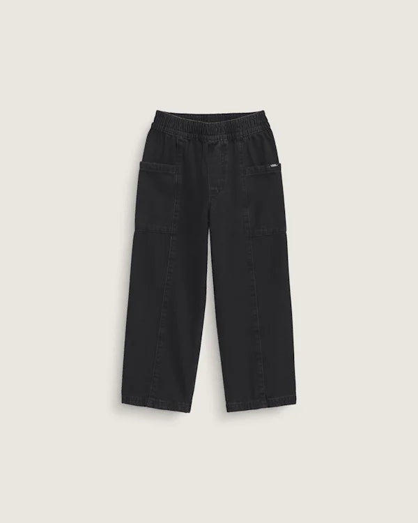 Little Kids Naithin Denim Pants - Black