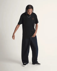 Check-5 Baggy Denim Pants - Dark Rinse Blue