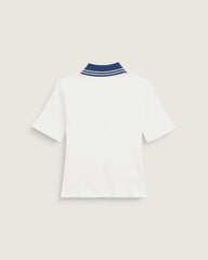 Priscilla Polo Shirt - Egret White