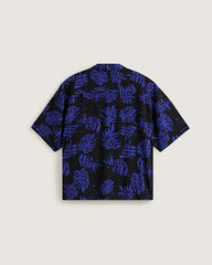 Van Doren Printed Camp T-Shirt - Royal Cobalt Blue