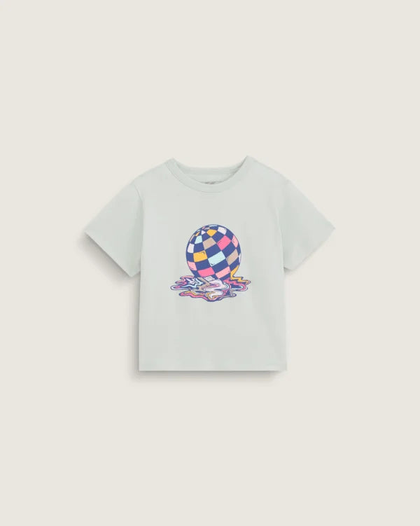 Kids Disco Melt T-Shirt - Dusty Mint Green