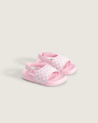 Toddler La Costa V Slide - Checkerboard Coral Blush Pink