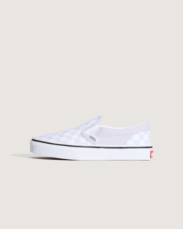 Little Kids Classic Slip-On Checkerboard Shoe - Checkerboard Lilac Mist Purple