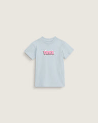 Little Kids Bubble Vans T-Shirt - Dawn Mist Blue