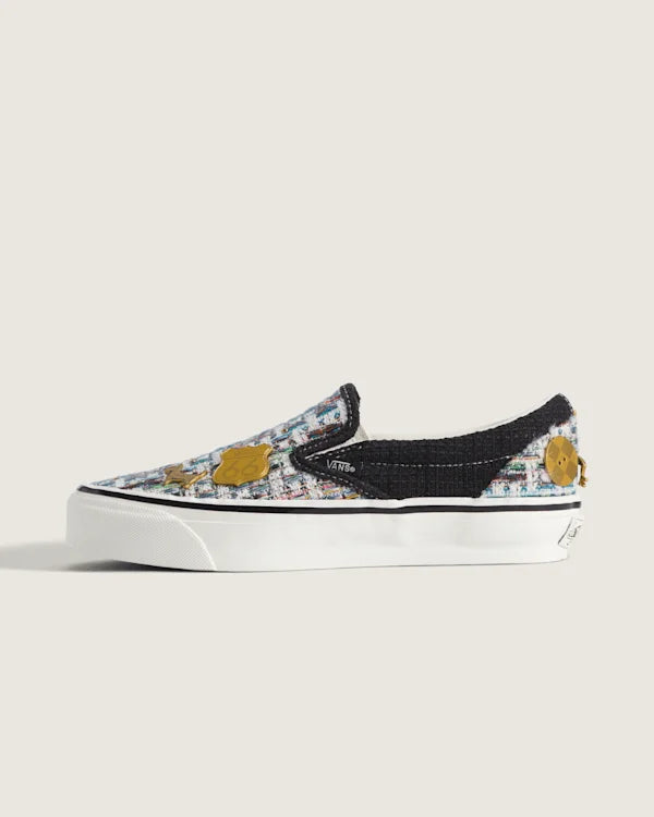 Premium Classic Slip-On Shoe - Black / White