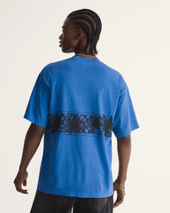 Palm Leaf T-Shirt - Royal Cobalt Blue