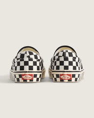 Classic Slip-On Checkerboard Shoe - Checkerboard Black / Marshmallow White