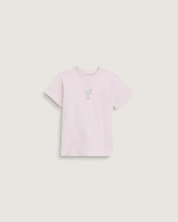Little Kids Little Flower T-Shirt - Pale Petal Pink