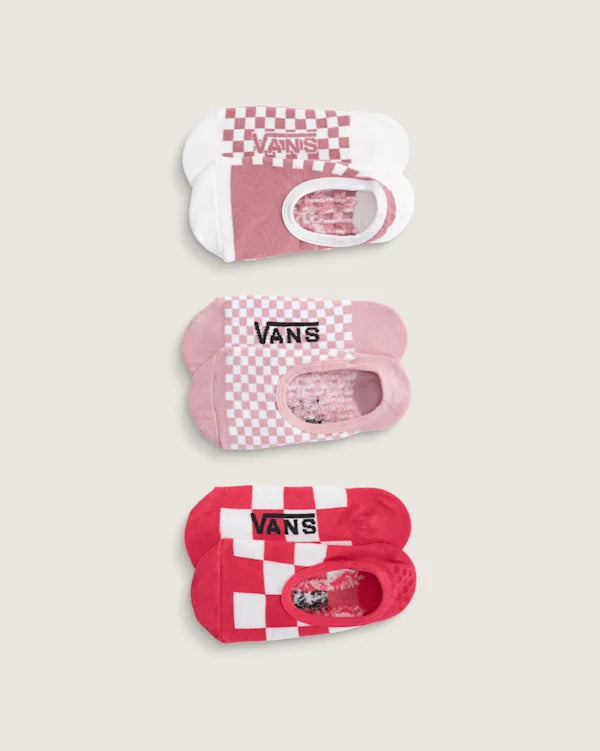 Kids Classic Canoodle Socks 3-Pack - Crimson Haze Red