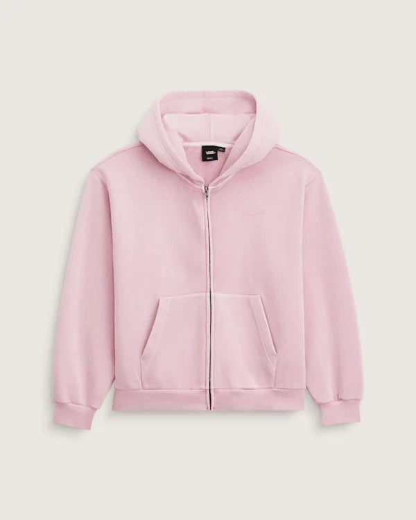 Salton Washed Full Zip Hoodie - CORAL BLUSH