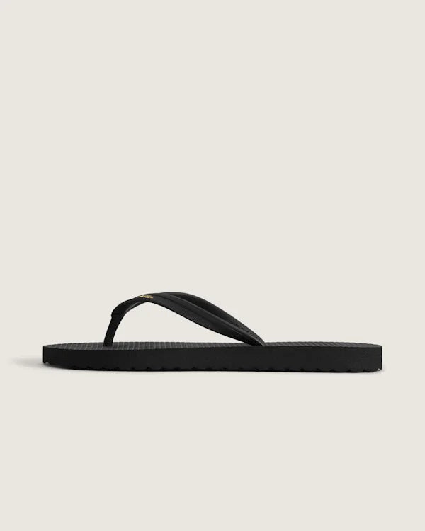 Womens Makena Sandal - Black / Gold Yellow