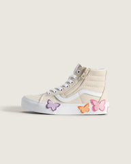 Little Kids Sk8-Hi Side Zip Shoe - Turtledove White