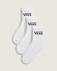 Classic Half Crew Socks - White