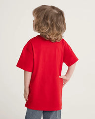 Little Kids Hot Dawg T-Shirt - Racing Red