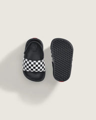 Toddler La Costa V Slide - Checkerboard Black / True White