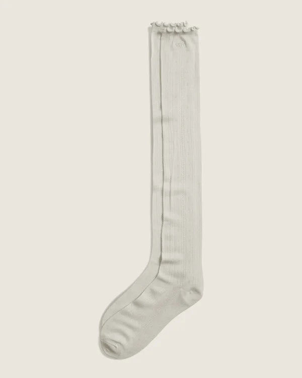 Pointelle Knee Hi - Marshmallow
