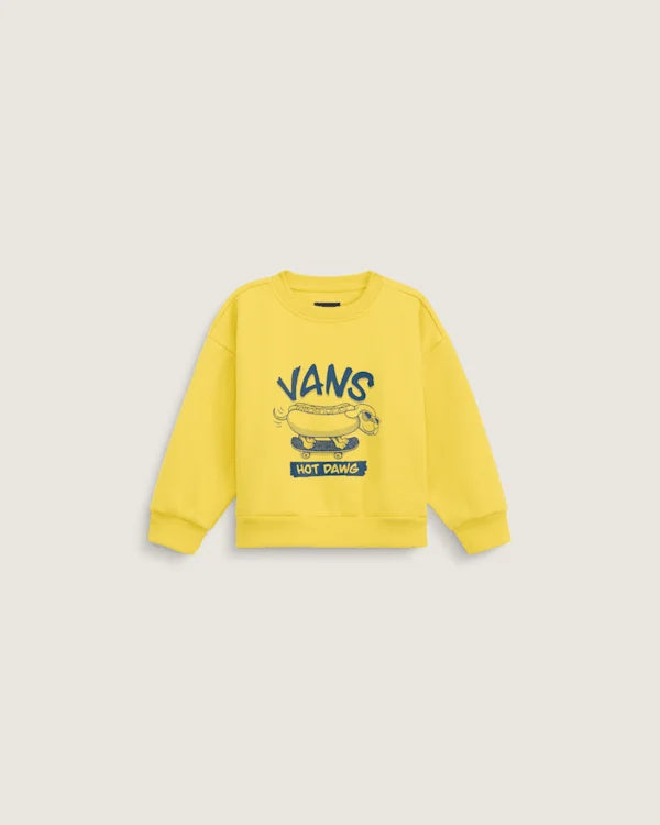 Little Kids Hot Dawg Crew Sweatshirt - Dusty Gold