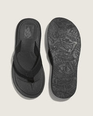 Nexpa Synthetic Sandal - Black / Pewter Grey