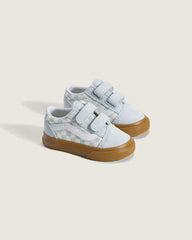 Toddler Old Skool V Shoe - Gum Checkerboard Dawn Mist Blue