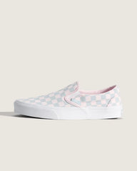 Classic Slip-On Checkerboard Shoe - Pastel Pink / Dawn Mist Pink