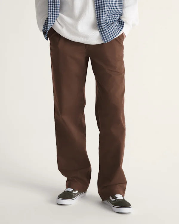 Authentic Chino Straight Pants - Vintage Cocoa Brown